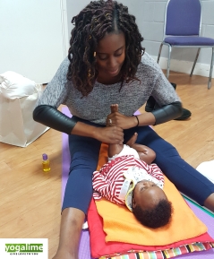 Baby Massage Class in East London at Yogalime